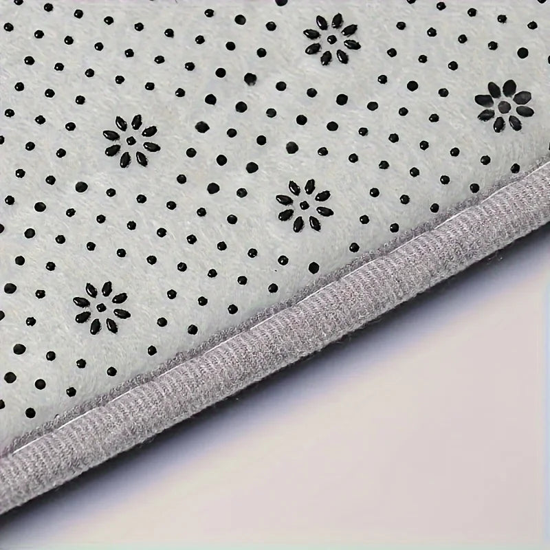 "YOU LOOK GOOD TODAY" floor mat, soft bathroom mat, non slip.
