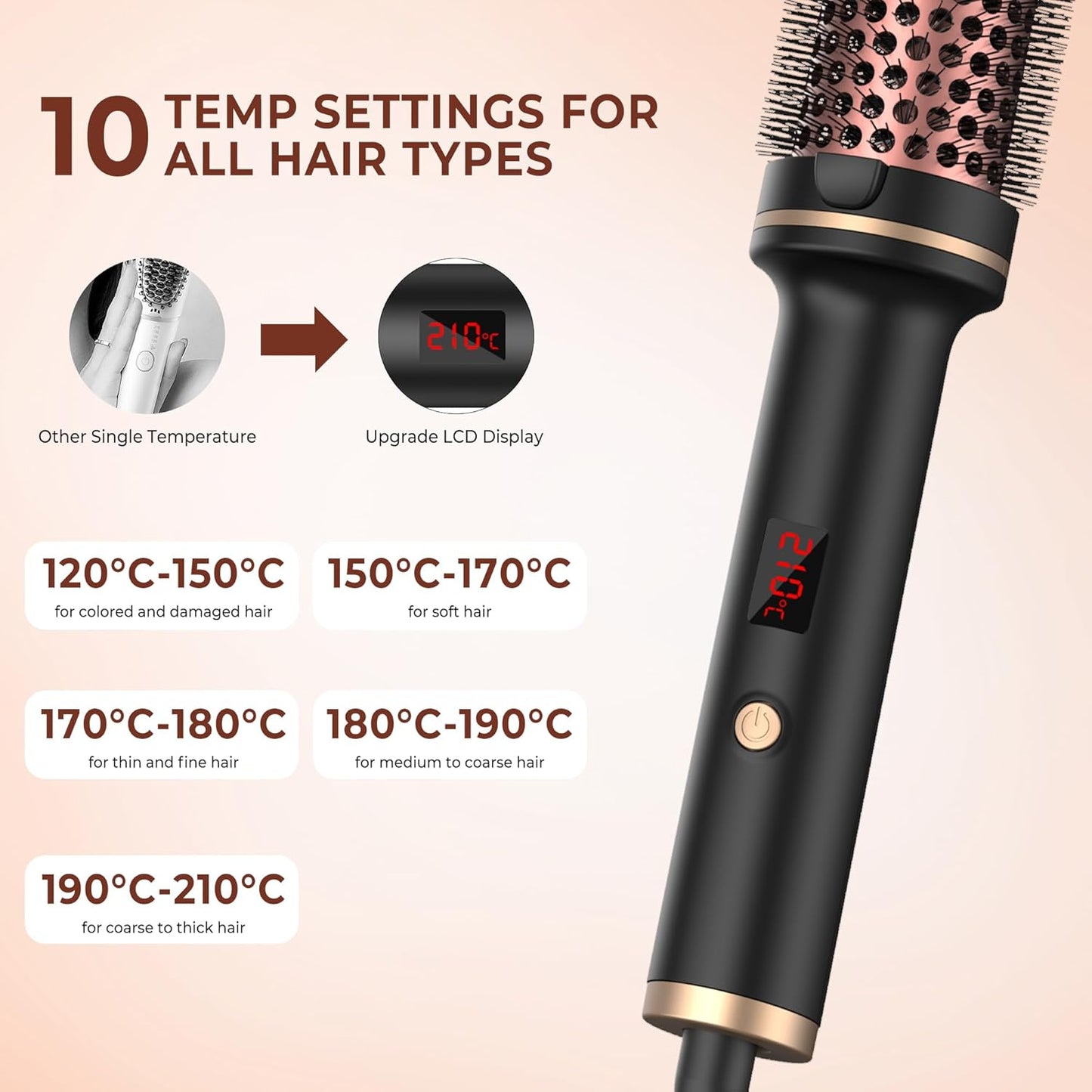 Thermal Brush Curling Iron