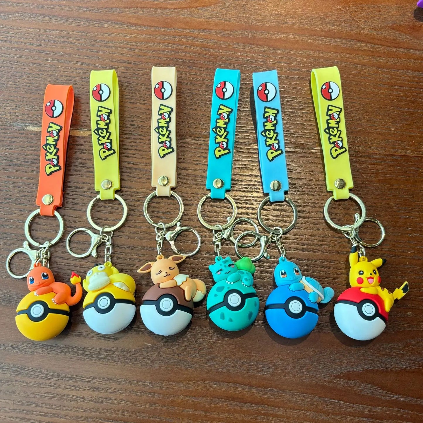 Pokémon Poké Ball Keychain Set