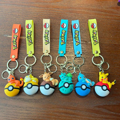 Pokémon Poké Ball Keychain Set