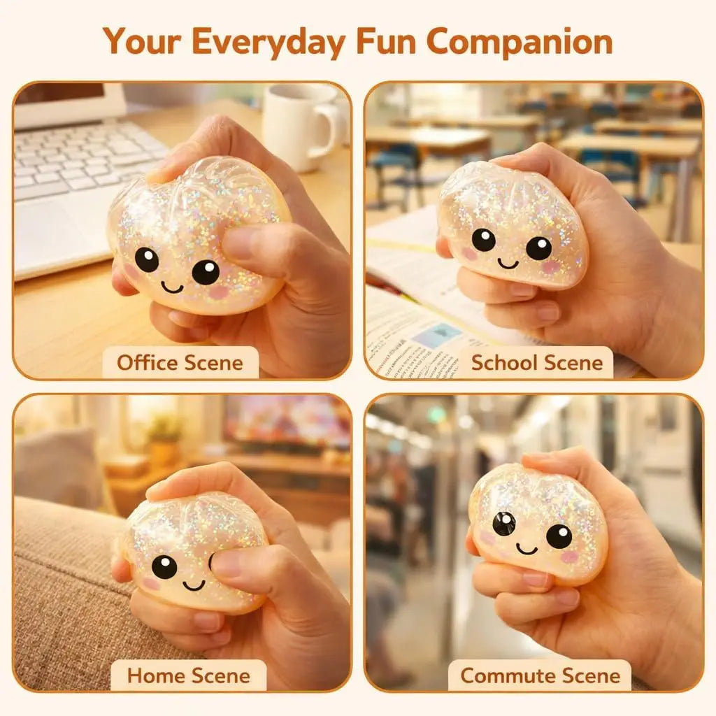Large Dumpling Stress Ball Squishy