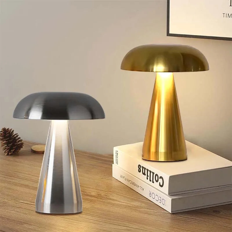 Retro Mushroom Table Lamp LED Touch