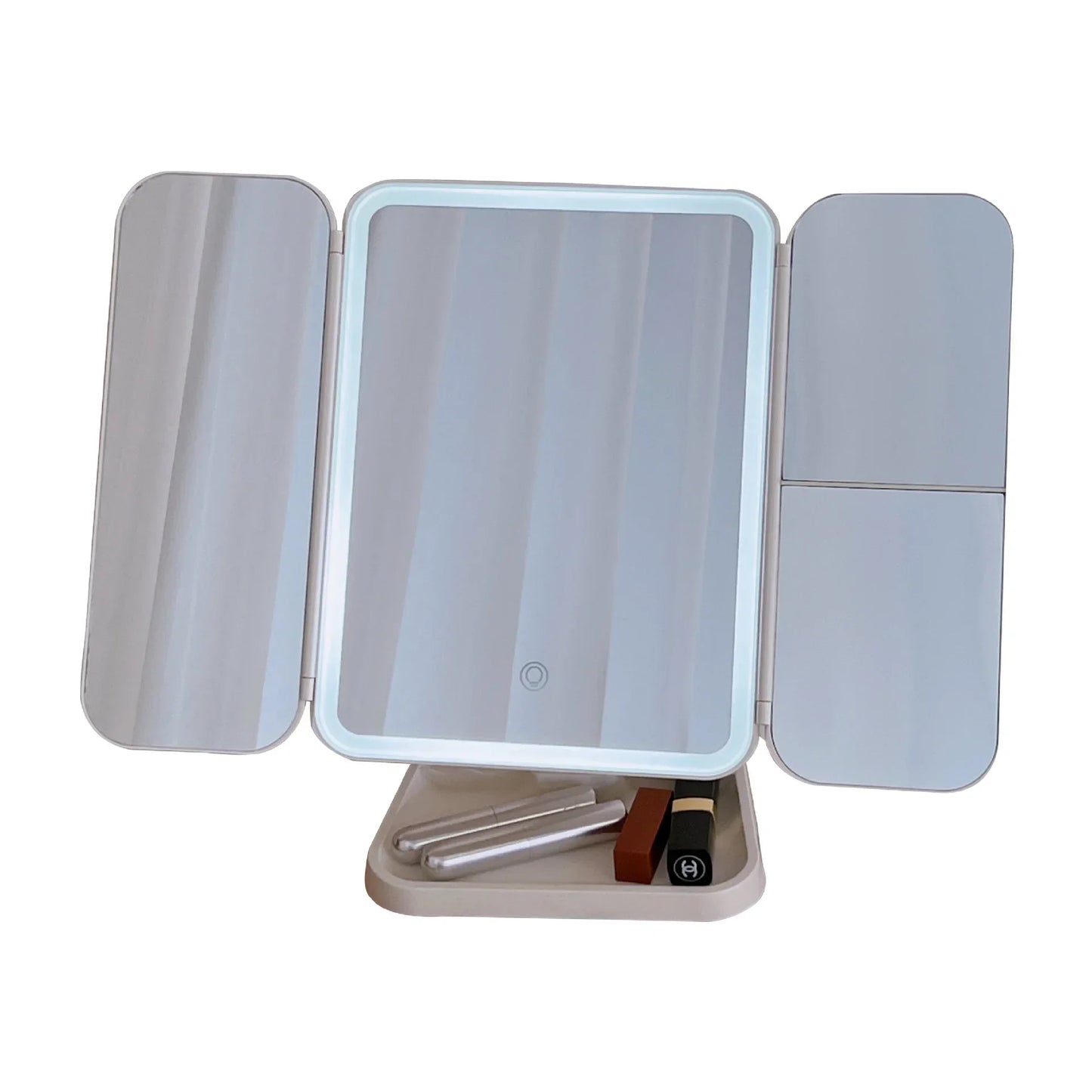 LED Makeup Mirror Trifold