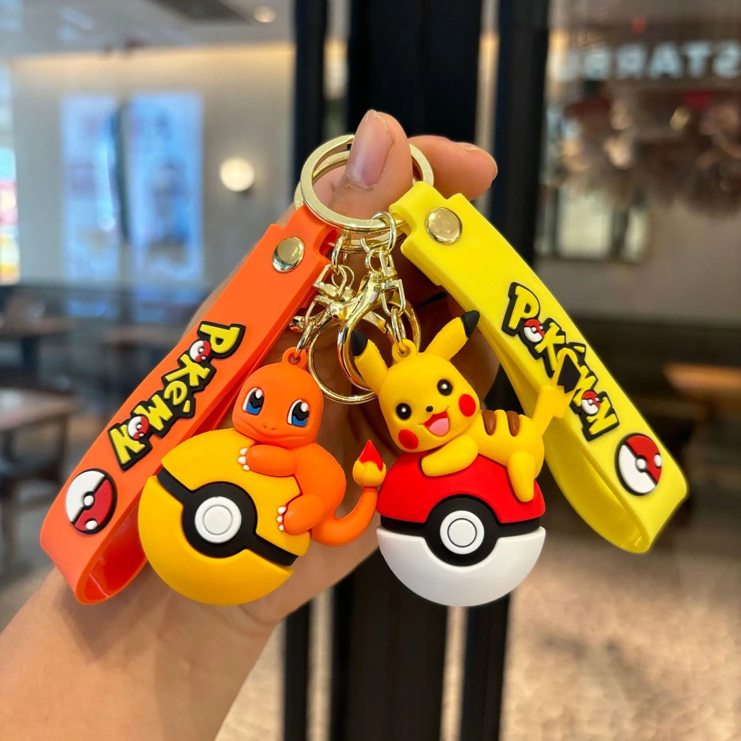 Pokémon Poké Ball Keychain Set