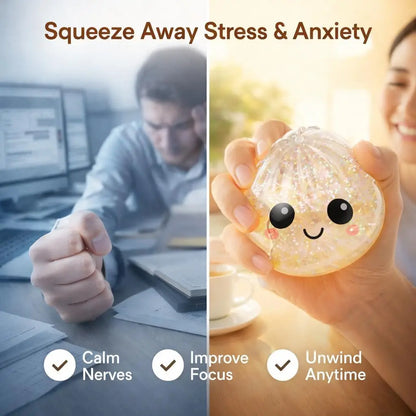 Large Dumpling Stress Ball Squishy