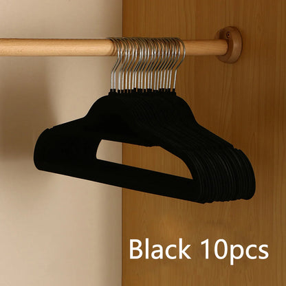 Premium Velvet Hangers 10/20 Pieces, Non-Slip Felted Hangers, Space saving, Heavy-Duty Hangers.