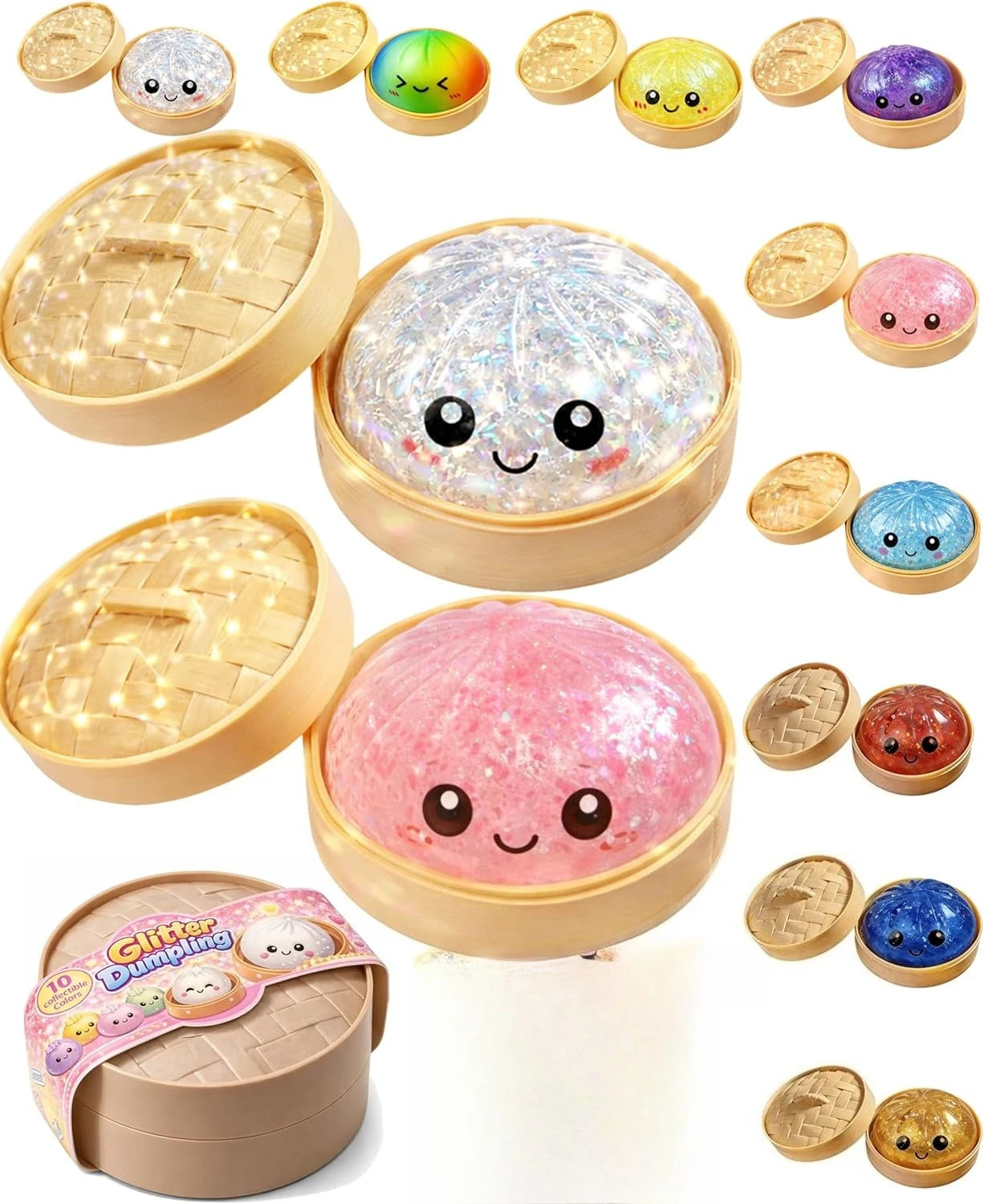 Large Dumpling Stress Ball Squishy