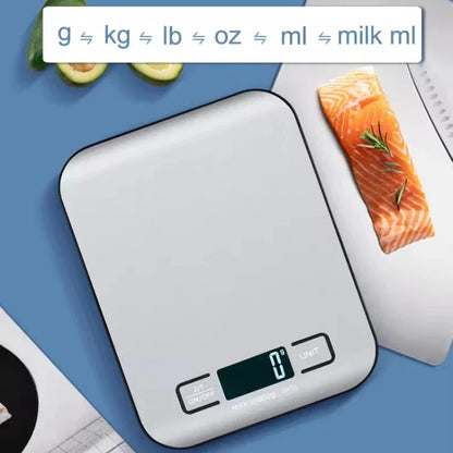 Stainless Steel Digital Kitchen Scale LED Display