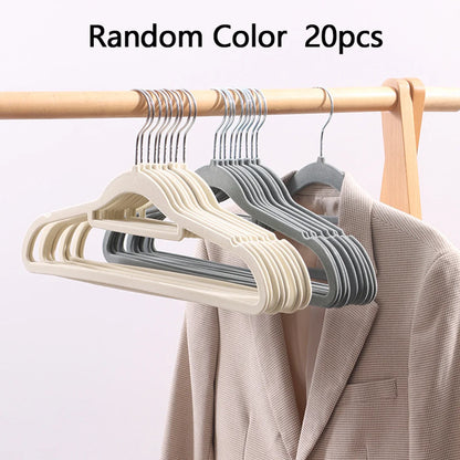 Premium Velvet Hangers 10/20 Pieces, Non-Slip Felted Hangers, Space saving, Heavy-Duty Hangers.