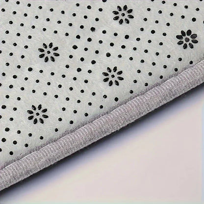 "YOU LOOK GOOD TODAY" floor mat, soft bathroom mat, non slip.