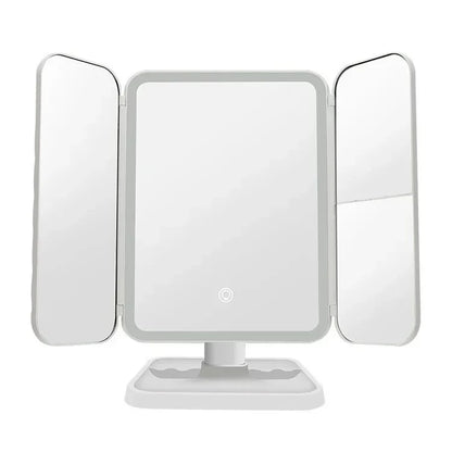 LED Makeup Mirror Trifold