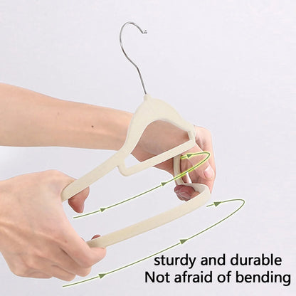 Premium Velvet Hangers 10/20 Pieces, Non-Slip Felted Hangers, Space saving, Heavy-Duty Hangers.
