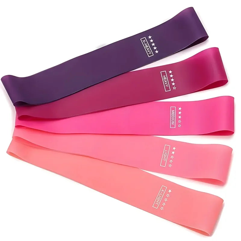 5 Piece Exercise Resistance Bands, Strength Training