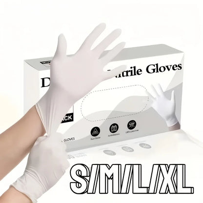 100 Pcs Pink Nitrile Gloves