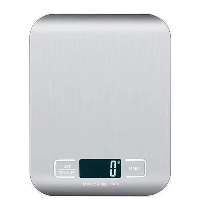 Stainless Steel Digital Kitchen Scale LED Display