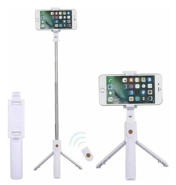 Selfie Stick Tripod with Bluetooth Remote