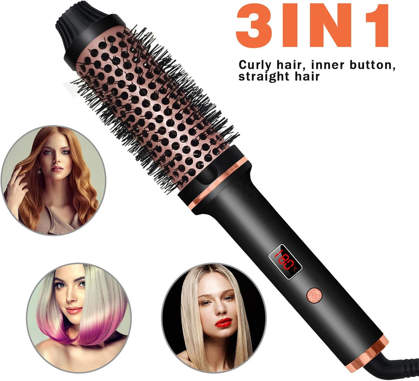 Thermal Brush Curling Iron